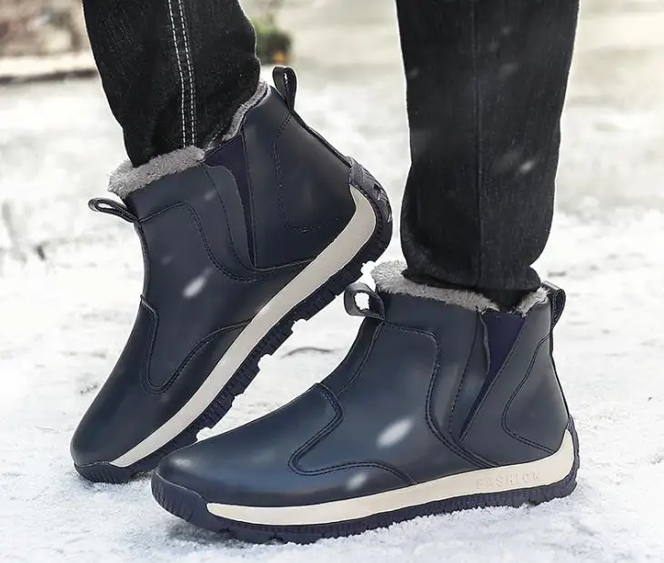 Et De Noir ConfortableExcellente marron bleu BottesNon Neige glissementChaud Hommes ExécutionComme XOwP08nk