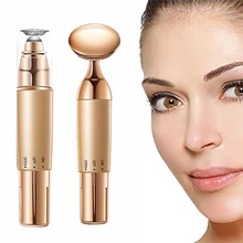 Массажер для лица/глаз, против старения, вибрирующий, ведущее устройство для массажа глаз, поглощение эссенции, подтяжка и подтяжка кожи