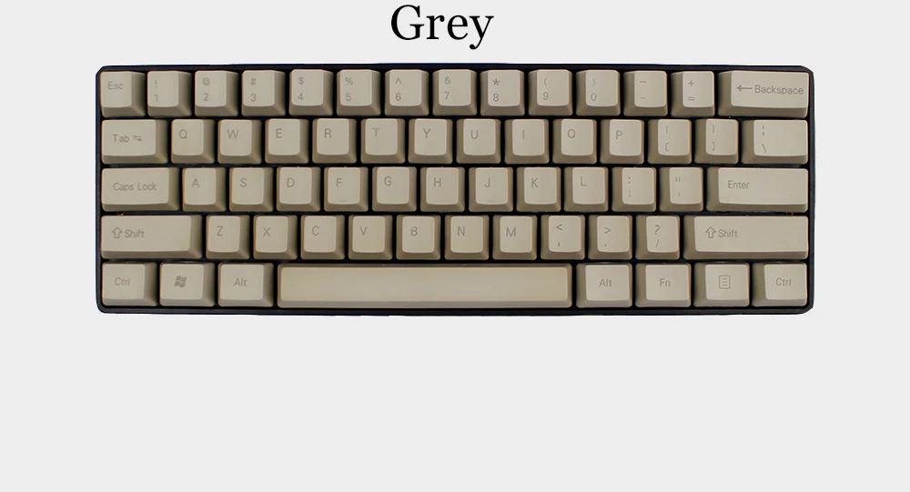 Топ напечатанные брелки gh60 покер с keypuller pbt oem профиль для wried Механическая игровая клавиатура