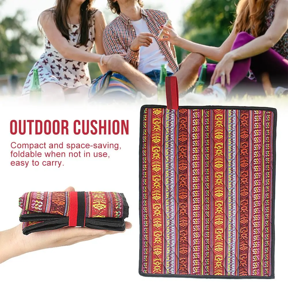 

Outdoor Camping Mat Folding Seat Thickened Cushion Portable Waterproof Chair Picnic Mat Mini Pad Multifunction Matress