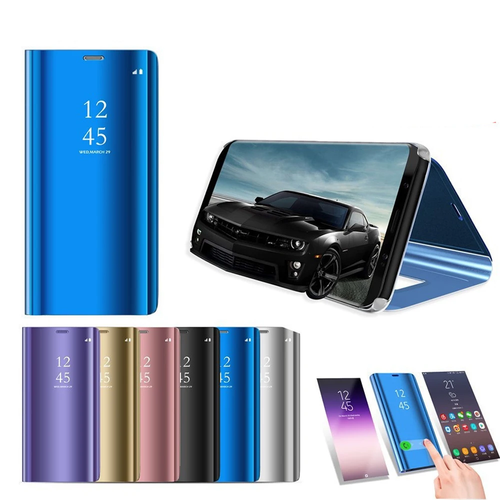 Новый Smart mi rror флип-чехол для телефона Xiao 8 Lite 5C 6C x 3 пленка экрана с четким
