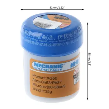 

XG-50 Sn63/Pb37 Soldering Paste Flux Solder Iron Circuit Board Station Machanic Welding Repair Tool