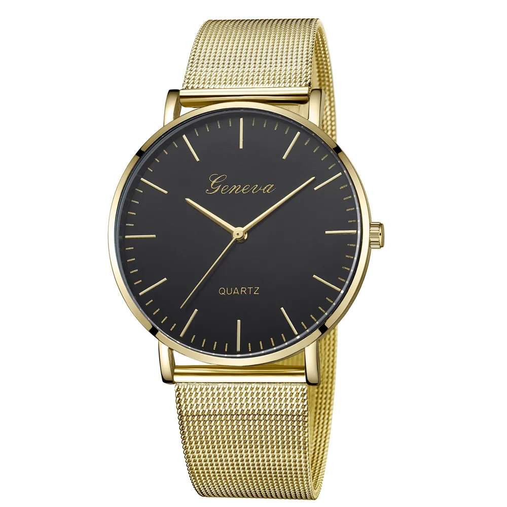 GENEVA, модные классические женские часы, кварцевые, нержавеющая сталь, наручные часы, браслет, часы для женщин, бизнес, relogio feminino reloj