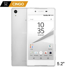 Разблокированный мобильный телефон sony Xperia Z5 E6683, 4G LTE, две sim-карты, Android, четыре ядра, 3 Гб ram, 32 ГБ rom, 5,2 дюймов, камера 23 МП