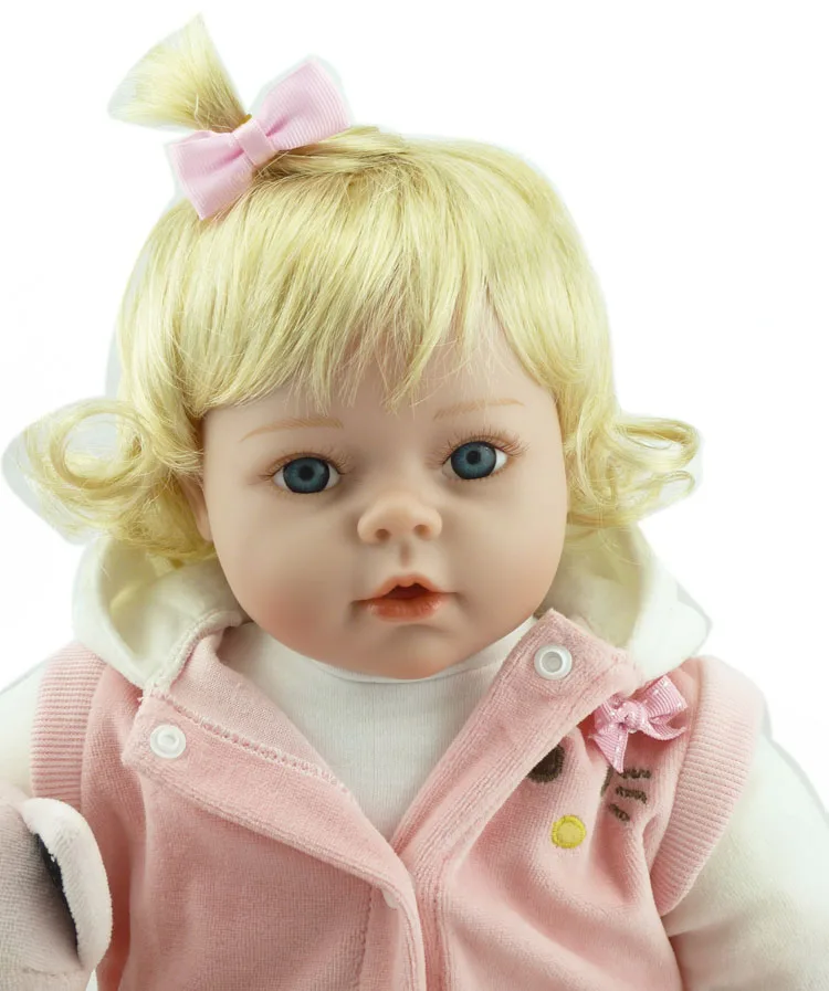 NPK Реалистичная из мягкого силикона Baby Reborn кукла девочка как настоящие Поддельные Детские игрушки для ребенка Playmate подарок Рождественский подарок очень мягкий на ощупь