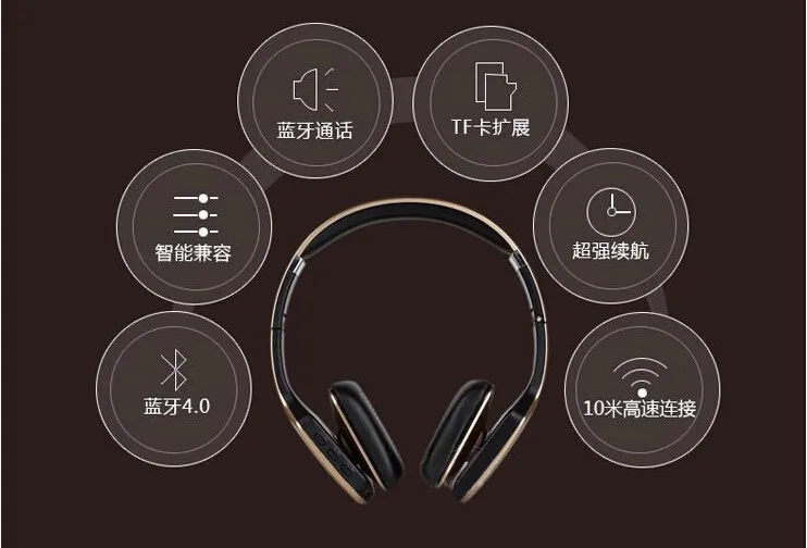 Bluetooth стерео повязка на голову Игровые наушники MP3 Музыка гарнитура FM радио Поддержка TF карта fone de ouvido с микрофоном беспроводные наушники