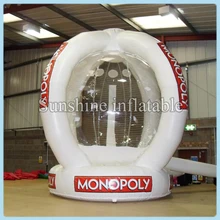 Горячая Распродажа продвижение рынка надувные поймать деньги машина, кассовый аппарат, надувные денежный киоск для события