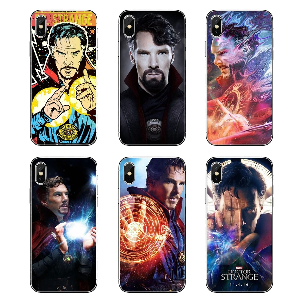For iPod Touch iPhone 4 4S 5 5S 5C SE 6 6S 7 8 X XR XS Plus MAX Marvel strange doctor Steven Strange Movie Poster Soft Skin Case |