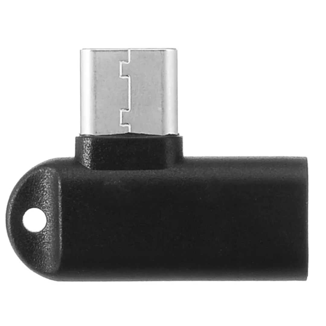 1 х 90 градусов Тип C штекер для Micro USB Женский адаптер для синхронизации данных для huawei P9 P10 mate 9 V8 Android телефон type-C адаптер