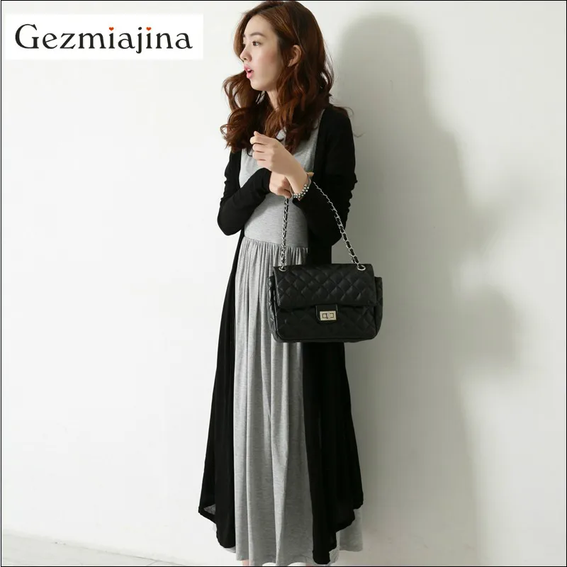 

Pregnancy Dress Clothes Pregnant Women Spring Autumn Maternity Casual Dress Pregnant Two-piece Suit Dresses Cardigan + Dress