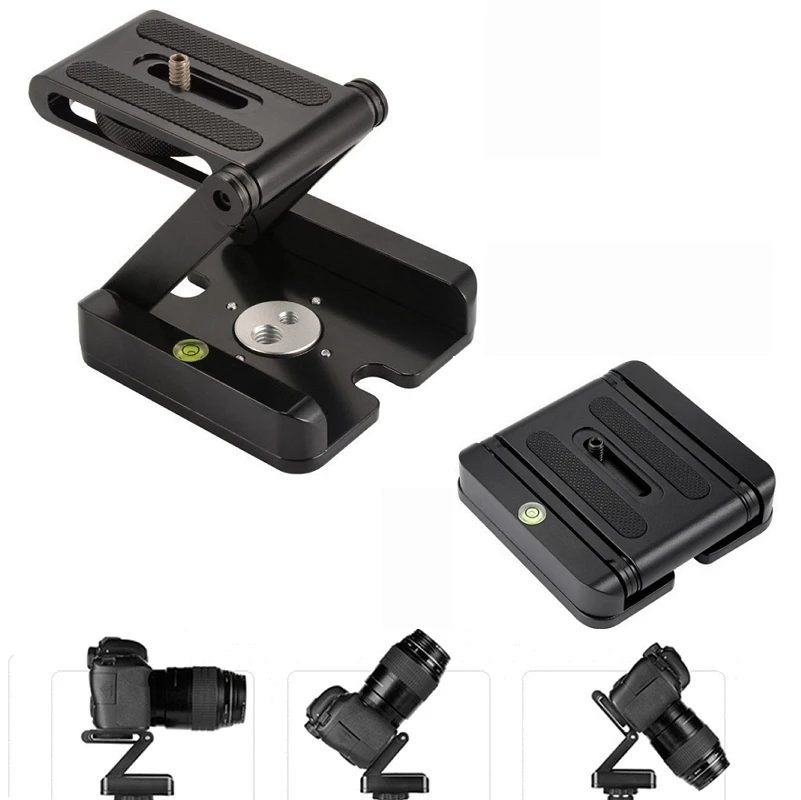 Camera Flex Tripod Z Pan Tilt Tripod Head Aluminum Alloy Folding Z Type