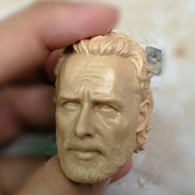 1/6 Scale Rick Grimes Head Sculpt The Walking Dead for 12" Action Figure 