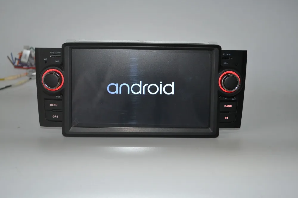 Excellent 7 inch 2 din android 9 car DVD gps navigation for fiat LINEA,radio,wifi,quad core,English,russian,french 25