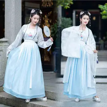 

Women Costume Hanfu Ancient Traditional Vintage Chinese Female Halloween Princess Costume Role Play Fancy Dress For Lady