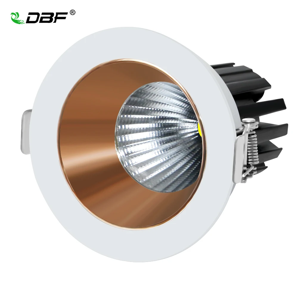 

[DBF]High Lumen COB Ceiling Recessed Wall Washer Downlight Dimmable 7W 10W 12W LED Spot Light 3000K/4000K/6000K Hotel Shop Decor
