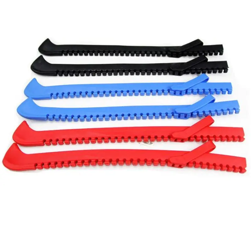 

2PCS Hockey Ice Skates Protection Long Track Kinfe Pad Nylon Adjustable Ice Blade Cover Speed Racing Skating Protective Rails