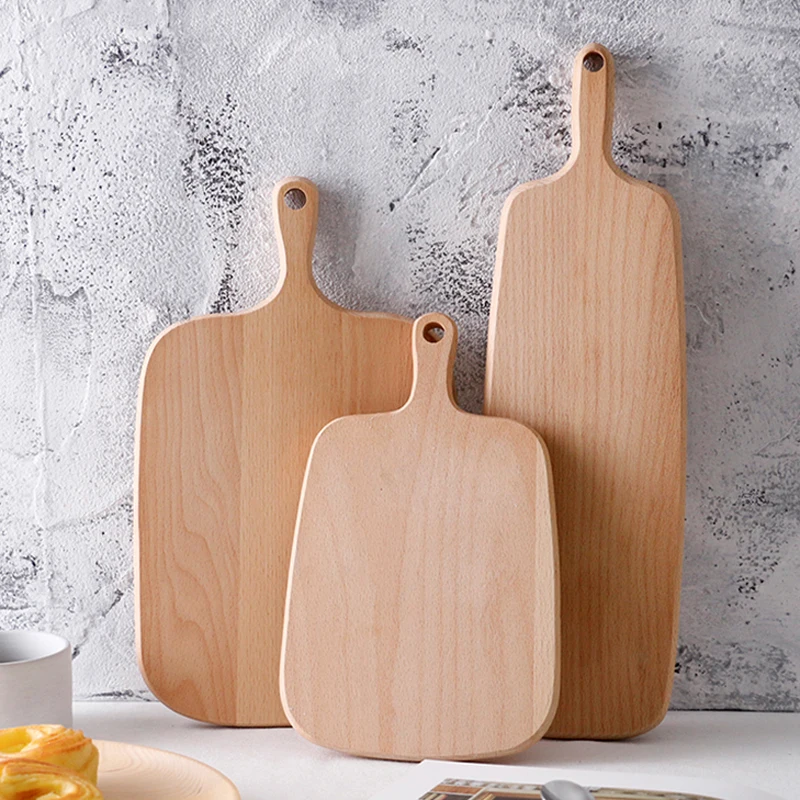 Wooden Chopping Cutting Board Kitchen Meat Bread Pastry Food Slicing Serving Cut Wood Cutting Boards Home Garden