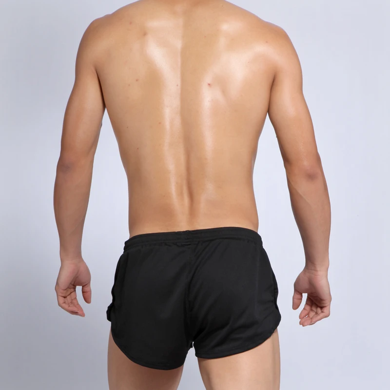 Летняя мода короткие Hombre Полиэстер Свободные повседневные шорты для мужчин быстросохнущие мужские брюки для фитнеса(S-XL
