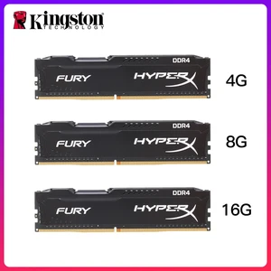 Kingston HyperX FURY 4GB 8GB 16GB DDR4 2400MHz PC RAM Memory DIMM 288-pin Desktop Ram Internal Memory RAM For Computer Games Ram Kingston HyperX FURY 4GB 8GB 16GB DDR4 2400MHz PC RAM Memory DIMM 288-pin Desktop Ram Internal Memory RAM For Computer Games Ram