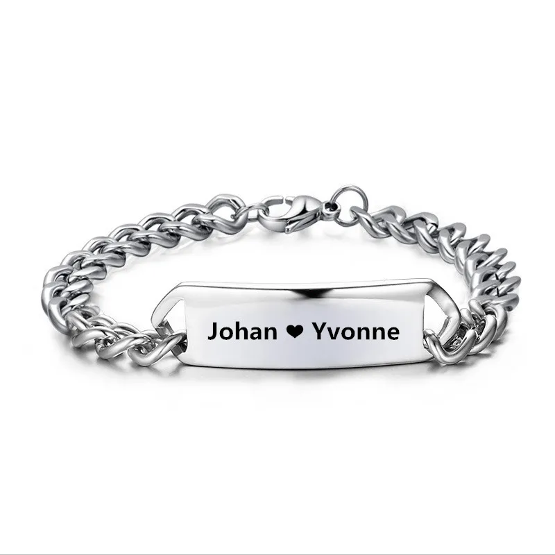 bracelet for boyfriend with name