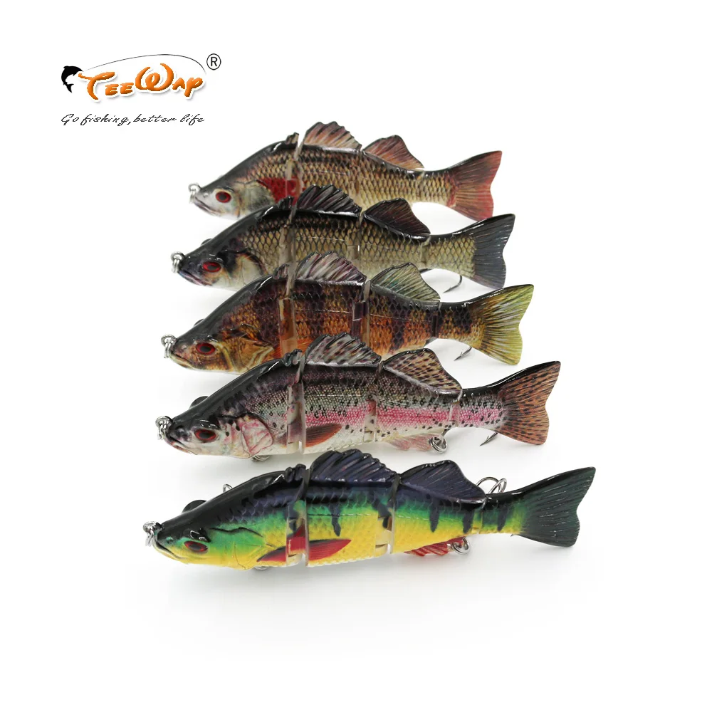 

Fishing Lures 14cm 80g 4-segement Isca Artificial Pike Lure Muskie Fishing Lures Swimbait Crankbait Hard Bait Fishing Accessory
