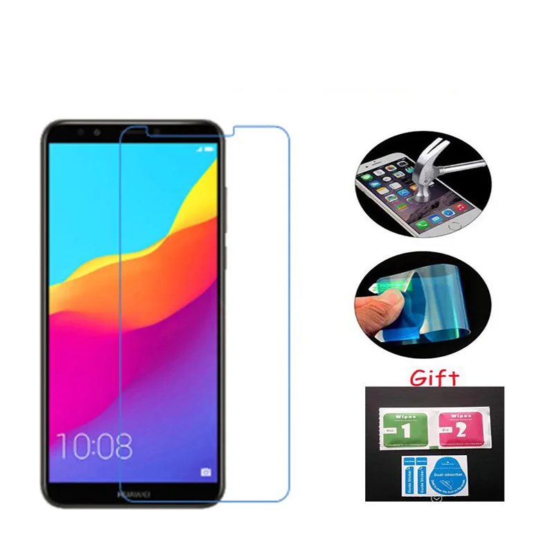3X для Huawei Y7 PRO Prime 2018 стеклянная защита экрана нано мягкая закаленная