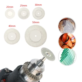 

20-50MM Mini Circular Saw Cutting Disc Diamond Disc For Dremel Rotary Tools Rotary Burrs Accessories Diamond Grinding Wheel Saw