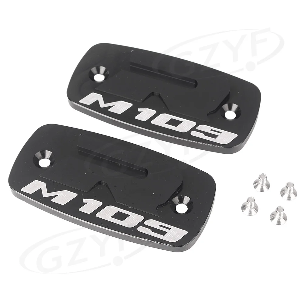 Motorcycle Brake Reservoir Caps Cover Protector for SUZUKI Boulevard M109R 2007-2017 CNC Aluminum Motorbike Parts Accessories