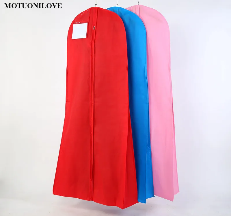 Length 180cm Clothing Cover Non woven Garment Dust Cover Bags For