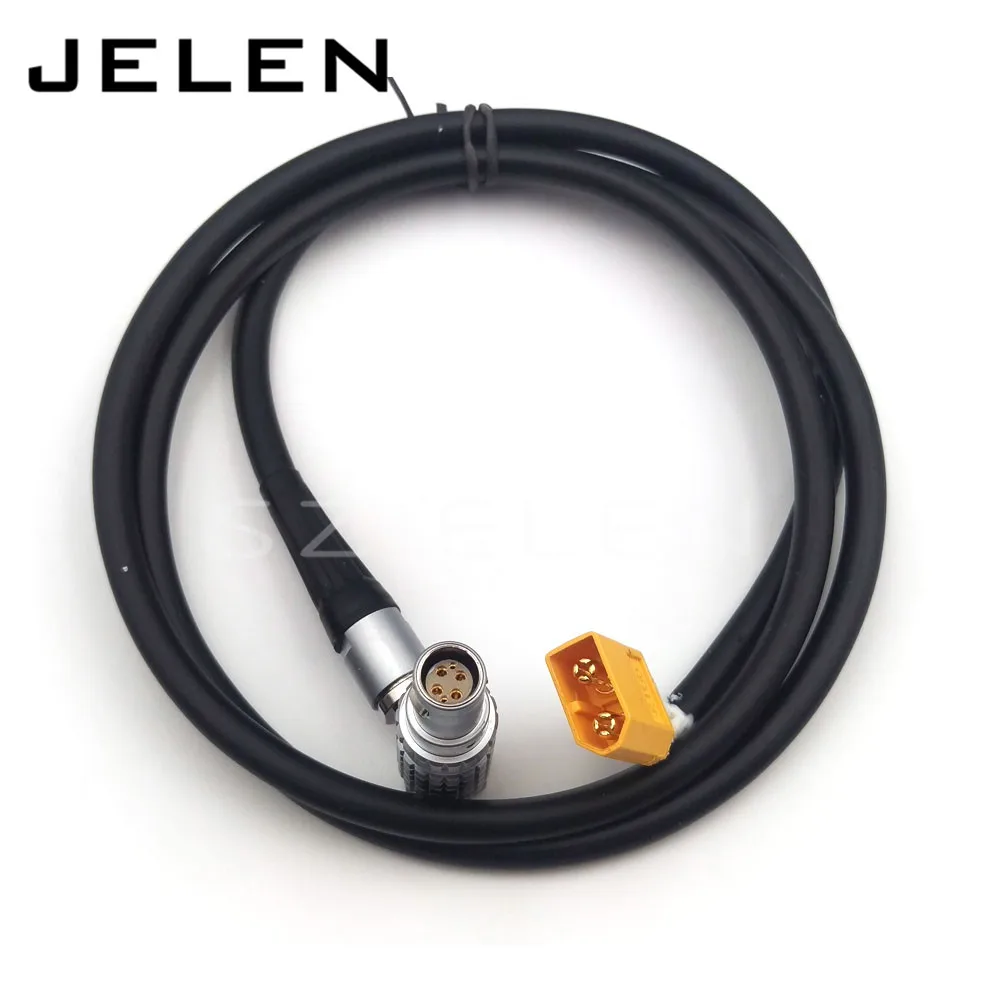 

XT60 to connector plug FHJ.1B.306(4+2) 6pin Female Cable Power Cord Red Scarlet and Epic Camera, Cable length;1M