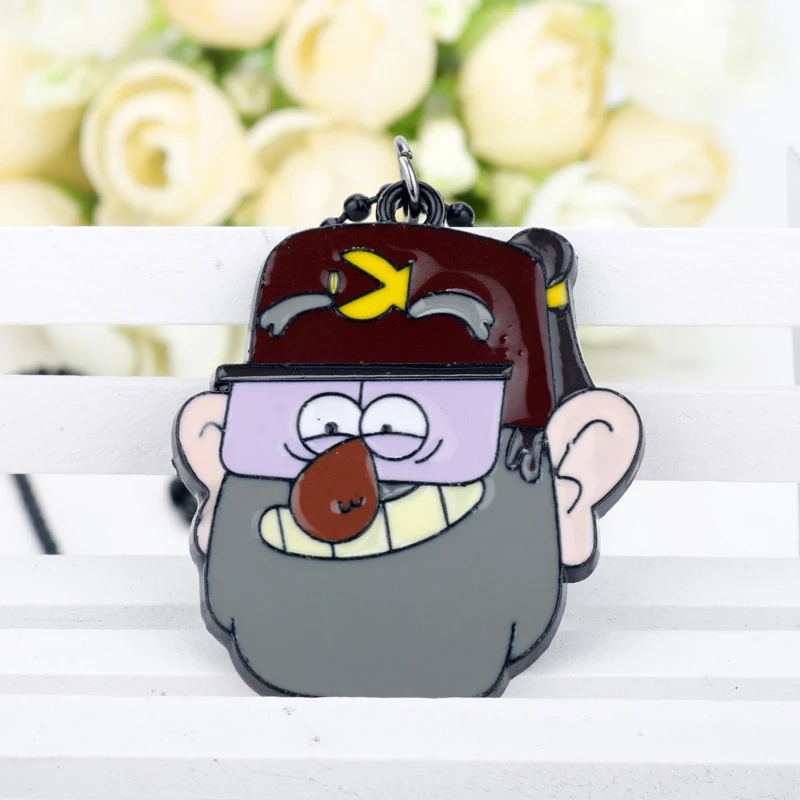 Gravity Falls Necklace Cartoon Jewelry Figure Toy Mabel Pines Stanley Pines Necklaces&Pendants Beads Chain Choker Women Men Gift