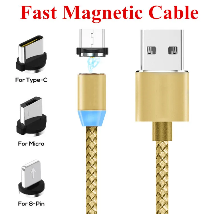 

Magnetic Cable For Samsung Galaxy S9 Plus S5 S6 S7 Edge S8 Note 4 5 8 9 A6 A7 A8 J8 J4 J6 Plus 2018 1M USB charger micro Type-C