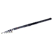 Высокое качество FRP портативная телескопическая удочка для ловли нахлыстом спиннинговая Рыба ручной Карп рыболовное фидерное удилище снасти Морская Удочка 1,8 м-4,5 м