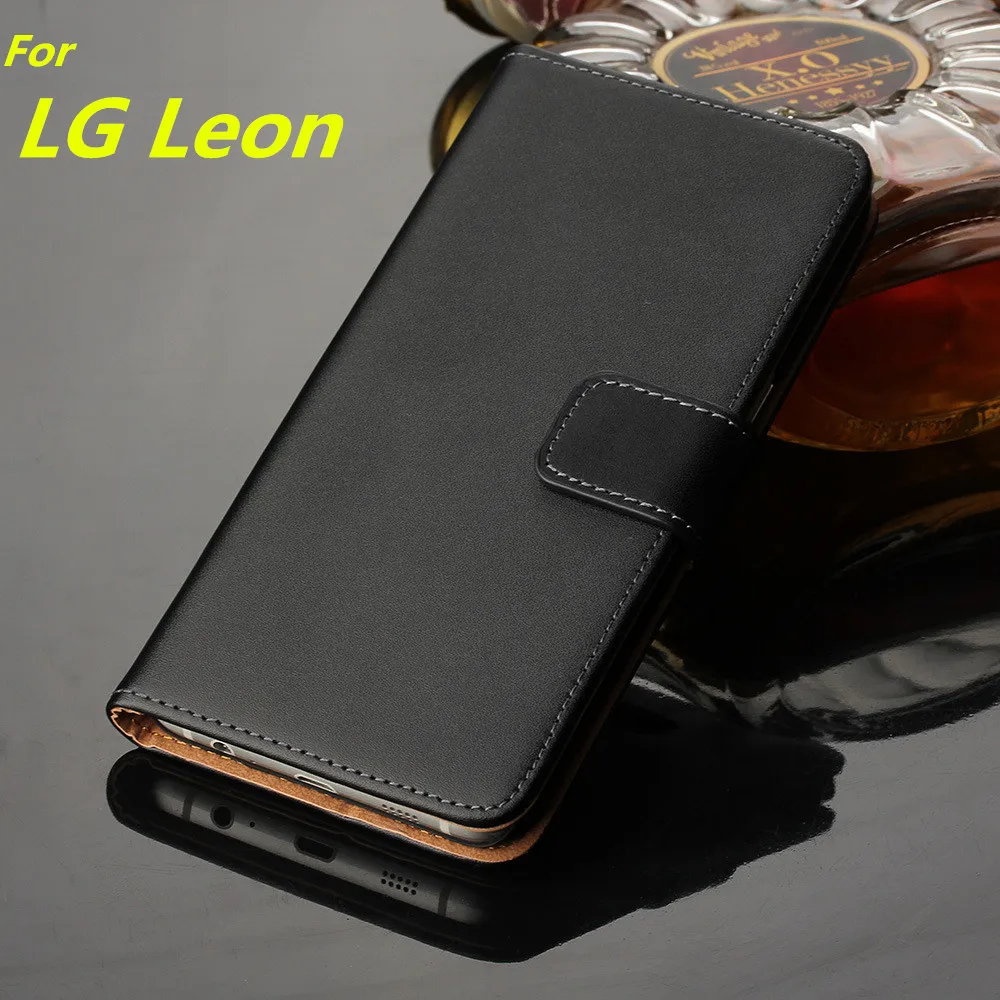 Премиальный Чехол бумажник из искусственной кожи для LG leon C40 Tribute 2 с отделениями