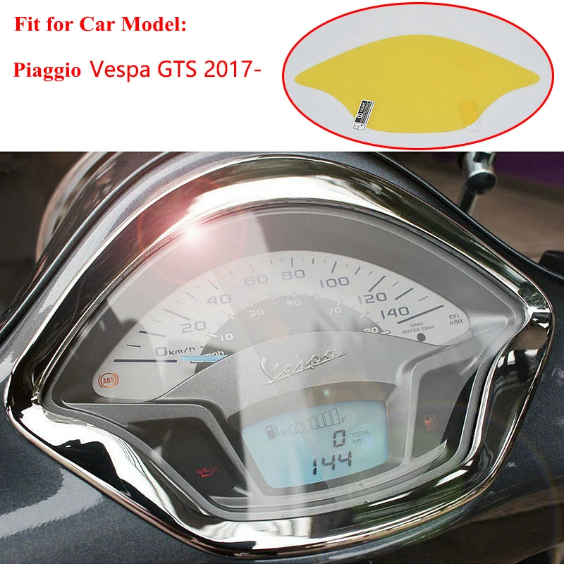 

Motorcycle Modified LCD Instrument Anti-scratch Protective Film TPU Blu-ray Screen UV Protection Stickers For Vespa GTS 2017-