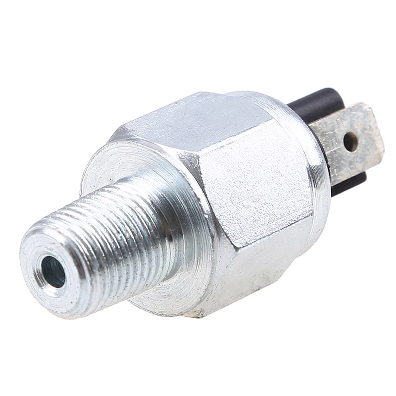 Silver 10mm Thread Brake Stop Lights Motorcycle Switch Cables Set for