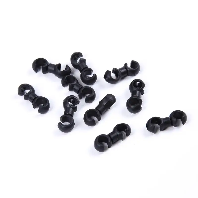 10pcs Cycle Bike Bicycle MTB Brake Gear Cable S Style Clips House Hose Guides