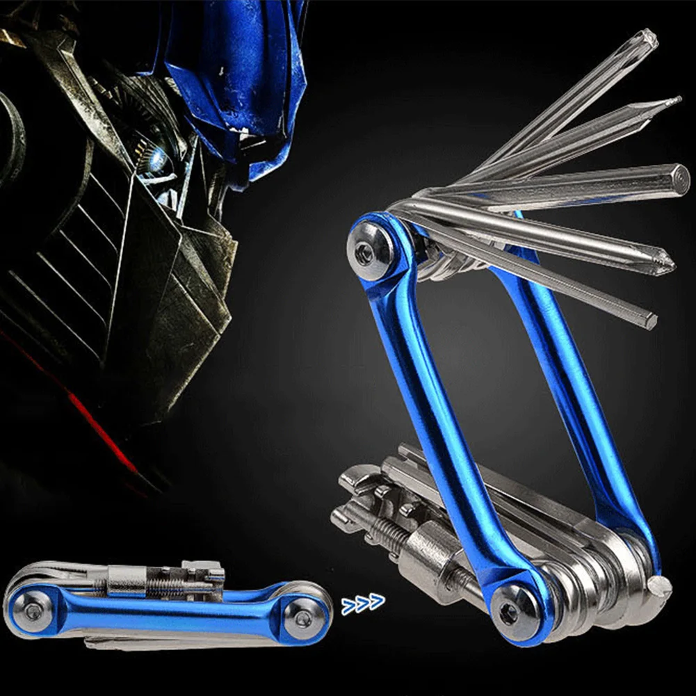 

11 in 1 outain Bicycle Tools Sets Bike Bicycle Multi Repair Tool Kit Hex Spoke Wrench Mountain Cycle Screwdriver Tool US#V