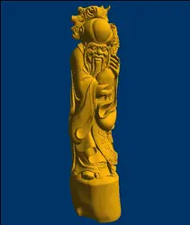 3D модель для ЧПУ облегчение в STL формат файла Бог долголетия 4