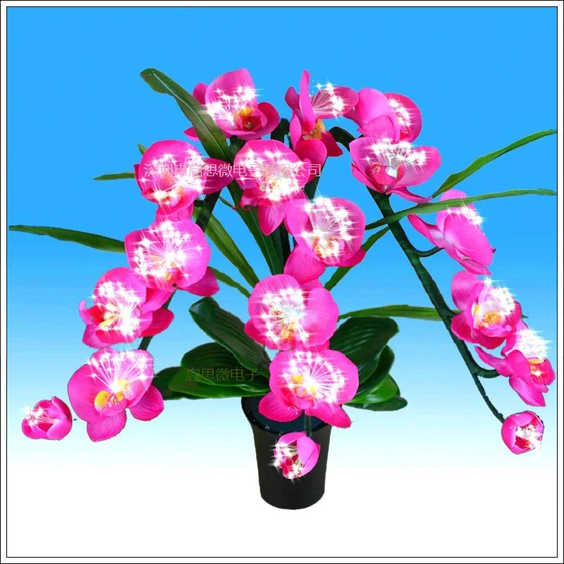Mode orchidee kunstbloemen Led lamp Kunstmatige Vlinder Orchidee ... Mode orchidee kunstbloemen Led lamp Kunstmatige Vlinder Orchidee ...