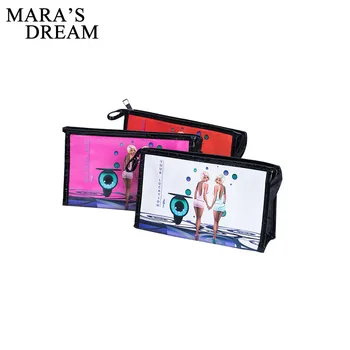 

Mara's Dream Environmental Protection PVC Simple Makeup Bag Neceser Cosmetic Case Women Trousse De Maquillage Organizer