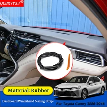 QCBXYYXH автомобиль-Стайлинг резиновые анти-Шум Звукоизолированные пыле приборной панели автомобиля Лобовое стекло щеточное для Toyota Camry 2008
