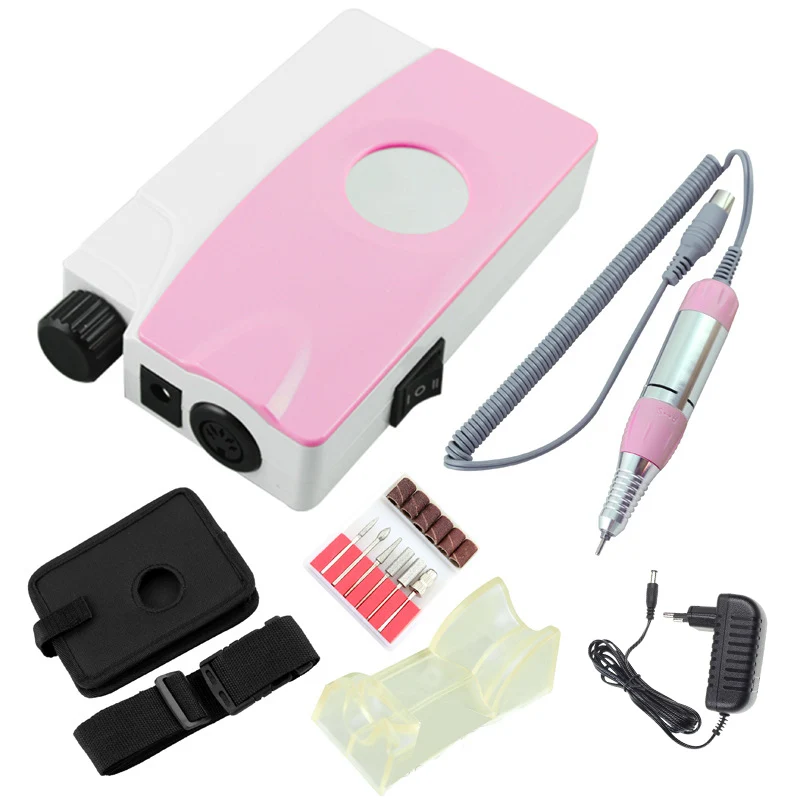 NEW Portable Electric Nail Drill Rechargeable Cordless Manicure Pedicure Nail Drill For Nail Art Equipment 25000RPM