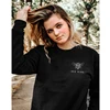 Nouveau automne abeille genre Sweatshirts unisexe femmes col rond inspirant religieux chrétien Hoodies Vintage à manches longues graphique pull ► Photo 2/6