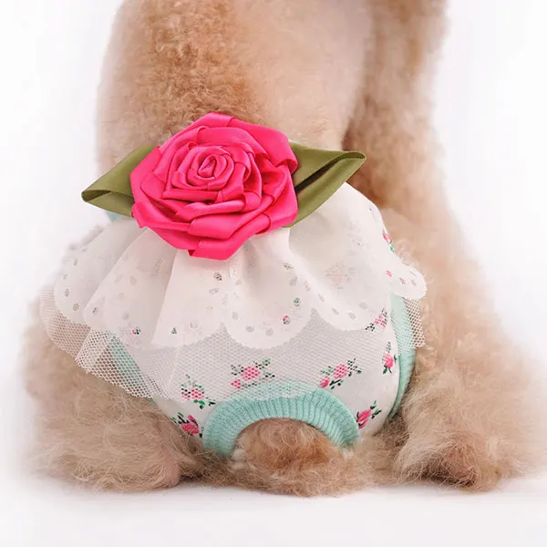 Buy Fashion Dog Clothes Flower Pattern Pet Dog Panties