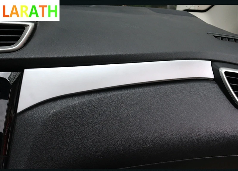 Подходит для NISSAN QASHQAI LHD J11 2014 2015 2016 2017 хром центральная консоль перчаточный ящик