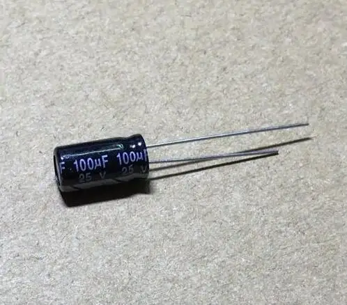 50 шт. 25V10UF 4*7 мм 10 мкФ 25В электролитический конденсатор | Электронные компоненты и