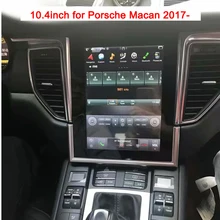 Tesla стиль автомобильный dvd-плеер Android 6,0 для Porsche Macan автомобильный мультимидийный навигатор навигационный блок аудио стерео
