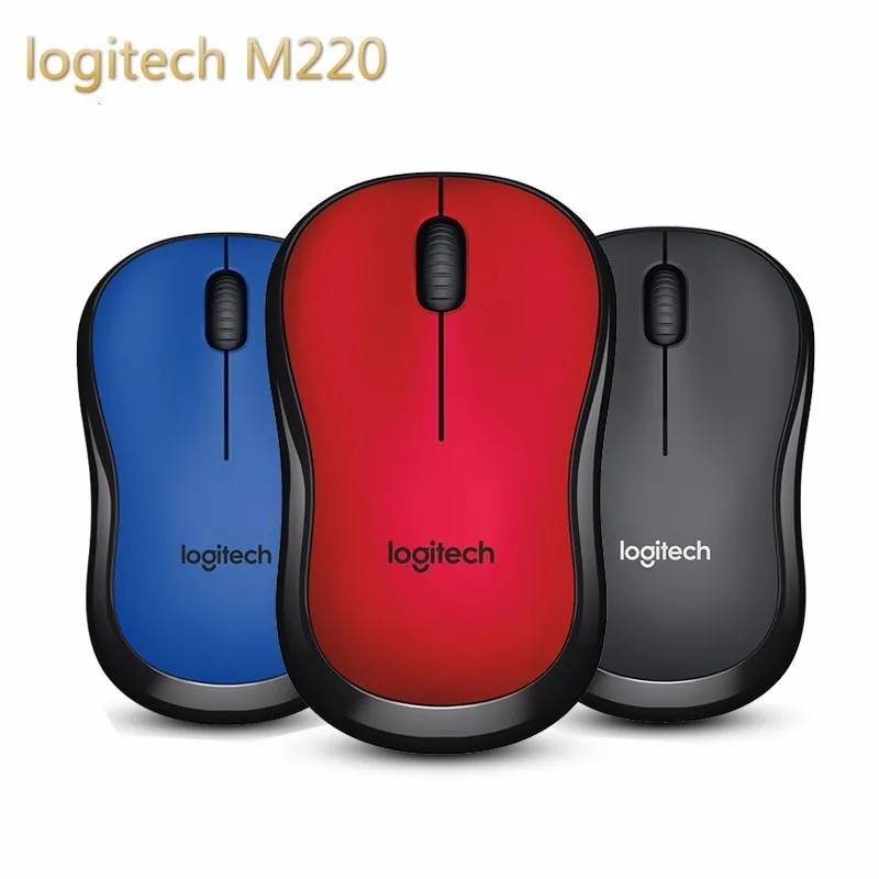 

Logitech M220 Wireless Gaming Mouse with Battery Optical Ergonomic PC Mouse for Mac OS/Window Support Office Test