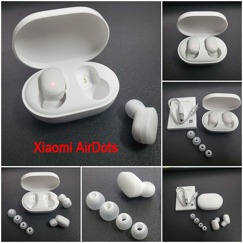 100% оригинальные Xiaomi Redmi AirDots TWS Bluetooth наушники стерео MI мини беспроводная 5 0